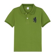 AIIZ (เอ ทู แซด) - เสื้อโปโลเด็กผู้ชายผ้าปิเก้ ปักสิงห์ Boy's Big Lion Pique Polo Shirts
