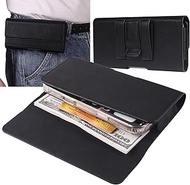 Niaoszhex Universal Mobile Phone Case, Leather Case with Belt Clip, Horizontal Belt Bag for: iPhone