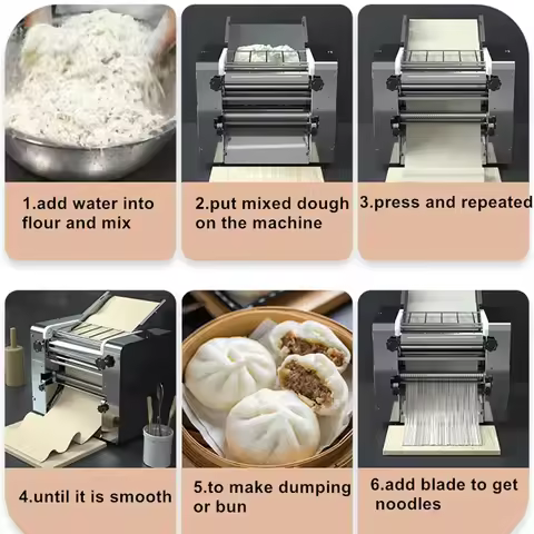 Automatic Pasta Maker Household Pasta Noodle Maker Dumpling Intelligent Noodle Making Machine Electr