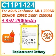 For ASUS Zenfone2  ML L Z00AD Z00ADB  Z008D ZE551 ZE550M battery 3.85V 2900mAh C11P1424 Mobile Phone