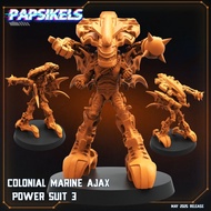 Colonial Marine Ajax Power Suit [3]-Vs Humans-Humanoid Human/32mm scale 3D printed miniature PSK
