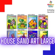 House Sand Art Pack Of 10 - Large