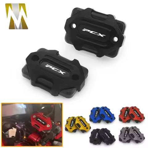 For Honda PCX150 PCX160 PCX 150 160 2021-2024 Motorcycle Brake Fuel Oil Cap Master Cylinder Cover PC