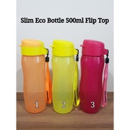 Tupperware Slim Eco Bottle 500ml Flip Top