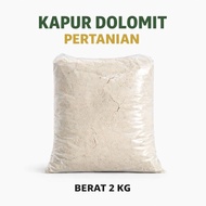 Natural Dolomite Lime Fertilizer 2Kg Soil Neutralizer for Acid, Plant Fertilizer for Organic Agricul