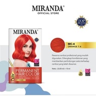 MIRANDA hair color orange mc4 dye rambut cat rambut miranda