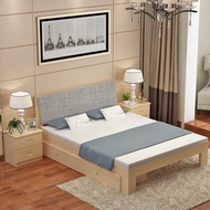 【SG Sellers】Storage Bed Frame Solid Wooden Bed Frame Solid Wood Bed with Drawers Single/Queen/King Bed Frame