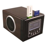 [送8G隨身碟]SU-21 MP3 SD卡/隨身碟/FM 攜帶式多媒體音箱喇叭/SD/隨身碟/FM MP3行動木質音箱