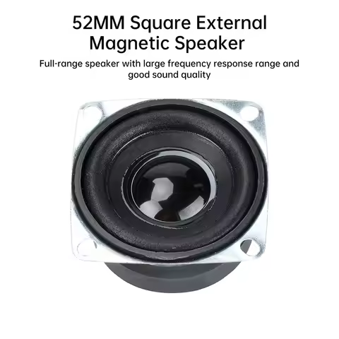 1pc / 2pcs 2 Inch 52MM 4 Ohm 5W Speaker Portable Full Range Multimedia Loudspeaker DIY Home Theater 