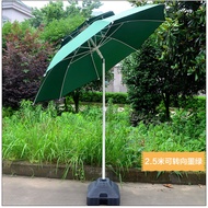 Steering Double Top Fiber Outdoor Sun Umbrella Courtyard Umbrella Advertising Outdoor Sun Umbrella P