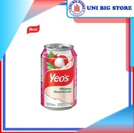 Yeo's YEOS Lychee Drink Can 300 ml Buah Leci Minuman Kaleng