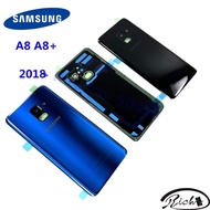 SAMSUNG Galaxy A8 A530 A530F A8 Plus A730 Back Glass Battery Cover Rear Door Housing Case For SAMSUNG A8 2018 Back Glass Cover