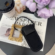 Gucci 中古黑色尼龍多功能鑰匙包