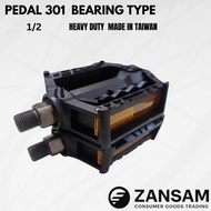 PEDAL 301 1/2 BEARING 1/2 BMX TAIWAN/HEAVY DUTY BEARING QUALITY MATERIALS BMX PEDAL REPLACEMENT