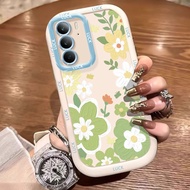 Casing hp for Realme C75 5G C73 5G C71 4G 14X 5G V60 Pro 5G Narzo 80 Lite 5G Flower Case with oil pa