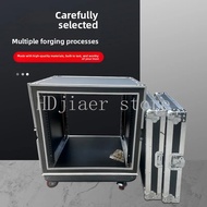 Professional 12U/16U 2-Door Flight Case Rack  Shockproof Cabinet for Amplifiers, Mixers & Audio Equi