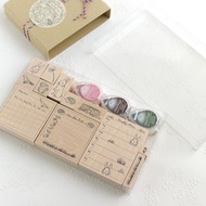 【12 件印章組】3 件行程印章 + 9 件動物印章 | 月曆、週曆、待辦事項、子彈筆記、手帳、便利貼、印章