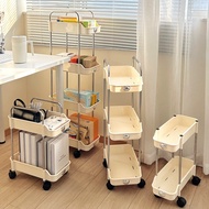 🏆Gap Rack Large-Capacity Multi-Layer Rack Small Trolley Snack Storage Rack Snack Rack Snack Trolley 