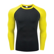 shop New Brand High Quality Fashion Hot Sale Men s Long Sleeve TShirt Male Oneck Fitness Compression