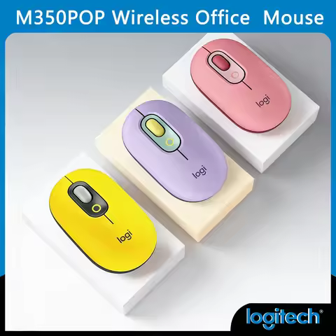 Hot Sale Logitech M350/M350 POP Mouse Ambidextrous Bluetooth + 2.4GHz 18-Month