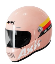 AXK หมวกกันน็อคมอเตอร์ไซค์ การออกแบบกระจกสองชั้น หน้าจอสีหมวกกันน็อค