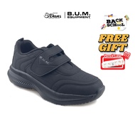 Dan's X BUM Equipment Kasut Sekolah Kanak-Kanak - Hitam CS817 Back To School Shoes Black