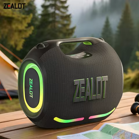 Zealot 120W ZE01 Portable Bluetooth Speaker Big Power Wireless TWS Subwoofer Bluetooth Speaker Water