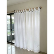 Plain curtains without bangs 150x150 cm Langsir Tingkap Murah Langsir