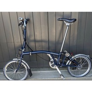 Brompton bike M6l 2015. Tempest Blue Edition Folding Bike Fast