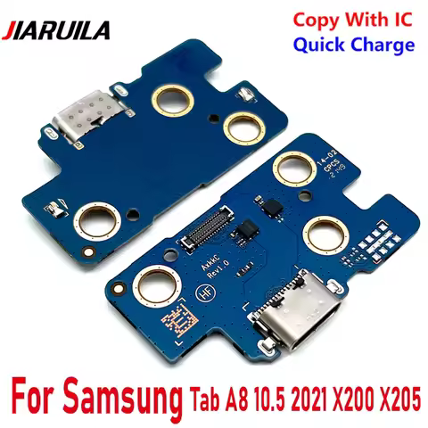 NEW Tested USB Charge Port Jack Dock Connector Charging Board Flex Cable For Samsung Tab A8 10.5 202