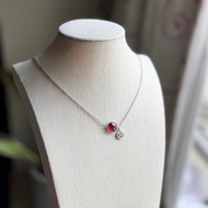 【12星座系列】包邊方形玻璃石項鍊 生日禮物 閨蜜禮物