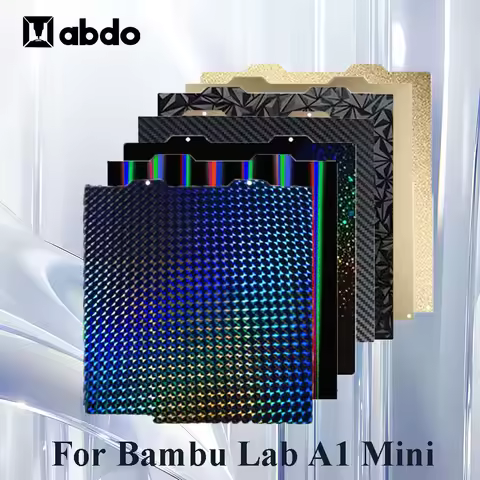 PEI Sheet For Bambu Lab A1 Mini Build Plate 3d Printer PEY PEO PET H1H Plate 184x184mm Spring Steel 