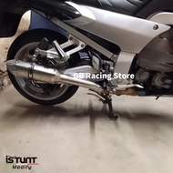 Motorcycle Exhaust Muffler With Mid Link Pipe DB Killer Slip For Yamaha FJR 1300 2001 - 2022 2023 F