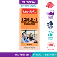 Kordel's B Complex + C Tablet 60's | Exp: Jun-2027 | Glovida