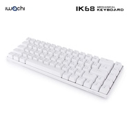 IWACHI คีย์บอร์ด ไร้สาย IK-68 RGB19โหมด Mechanical Keyboard Blue-switch 68ปุ่ม คอมพิวเตอร์ คีย์บอร์ด