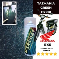 [HONDA EX5 Tazmania Green H7010] 2K Cat Motor Aikka DIY Aerosol Cat Spray Motor Cover| Motor Paint Cat Bancuh