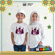 HLO KIDZ MUSLIM BOYS & GIRLS T-SHIRT GIFTSET EID GIFT ASSALAMUALAIKUM MOTIF 3
