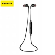 AWEI A960BL Noise Cancelling Bluetooth In-Ear Earphone Sweatproof Design with Microphone