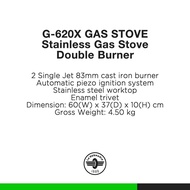♞La Germania Stainless Gas Stove G-620X