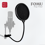HOMU - FOMU Pop Filter Layar Ganda / Pop Filter MURAH / Pop Filter MIC / Pop Filter Mic MURAH / Saringan Suara Mikrofon / Popfilter Microphone / Busa Mic / Peredam Suara Mikropon - TOKO HOMU