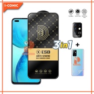 LAYAR Infinix Note 8 Anti-Scratch Tempered Glass Package Tempered Glass Camera And Skin Screen