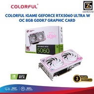 COLORFUL IGAME ULTRA WHITE DUO OC RTX 5060 8GB GDDR7 GRAPHIC CARD
