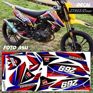 Decal Stiker Motor Trail KLX 150 KLX LAMA (Old) Kawasaki Keren