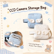 Cute Wing CCD Camera Bag Portable Protective Pouch for Compact Digital Camera