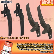 Dekkson Rambuncis Window Ch 423 LR Bk Na Wh Yb1c RightKiri Hook Hook Padlock Casement Handle Aluminu