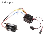 Adepe Brushed 540 55T Motor & 320A ESC Speed Controller Set for 1/10 RC Crawler