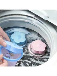 洗衣機絨毛捕集器 - 過濾網袋清潔球袋、髒纖維收集器、過濾洗衣球托盤