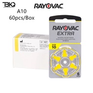 RAYOVAC EXTRA A10 Zinc Air A312 A675 A13 hearing aid battery