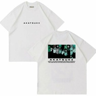 PUTIH T-shirt | Akatsuki | White | Naruto SERIES ADULT CLOTHES | Akatsuki TEAM | Anime NARUTO T-SHIR
