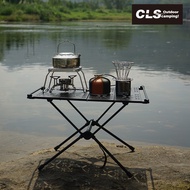 CLS Ultra-Light Hiking Cycling Tactical IGT Table Portable Aluminum Alloy Folding Camping Table